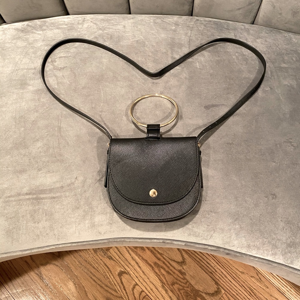Black Two-way Crossbody bag